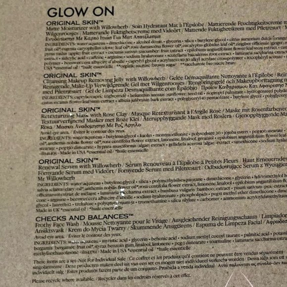 NWT ORGINS Glow-On Skin Travel Kit & (2) Make-Up Bags (Two Faced & Estée Lauder) - Picture 7 of 16